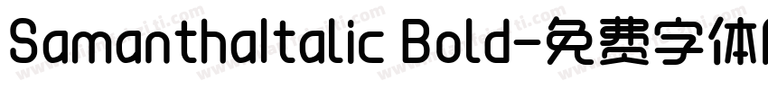 SamanthaItalic Bold字体转换